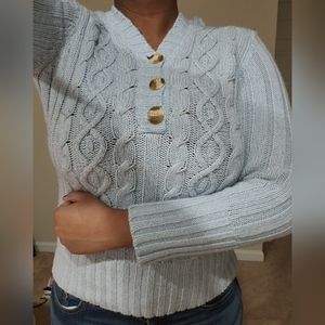 Faded Glory button-up, hooded sweater.